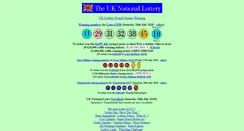 Desktop Screenshot of lottery.merseyworld.com